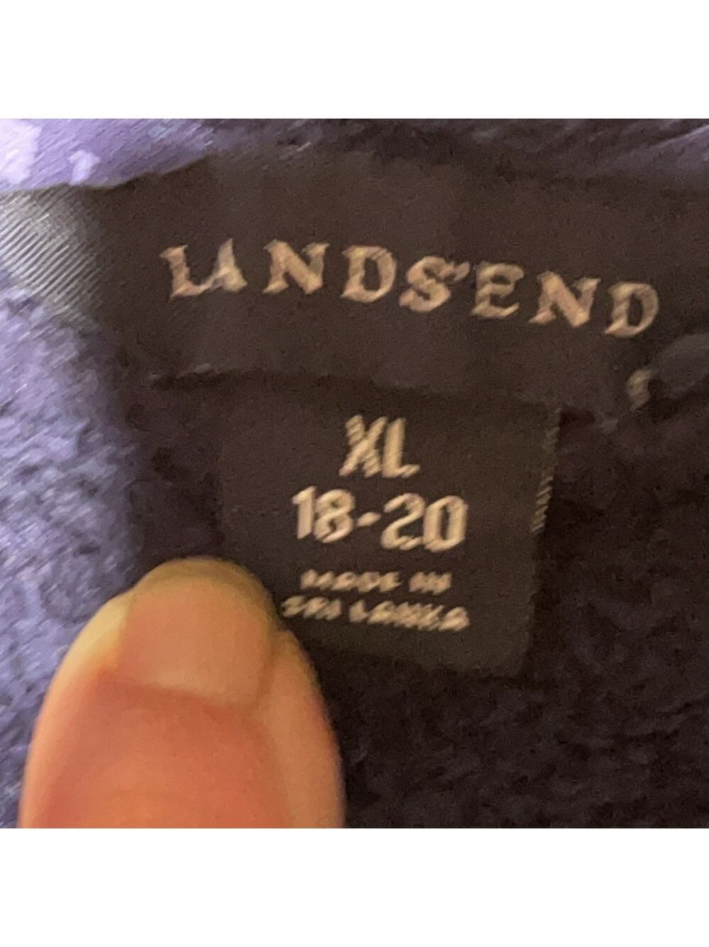 LANDS END NAVY SUPER SOFT JACKET F - Picture 4 of 6